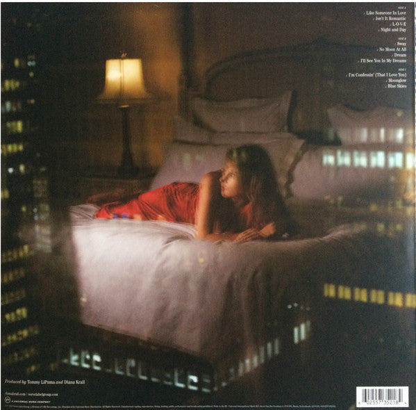 Image of Back Cover of 2xLP - EX/VG+ - DIANA KRALL, Turn Up The Quiet (Verve Records; B0026480-01, Europe 2017, 2 Inners, One Side Blank), ,  - 1116386C