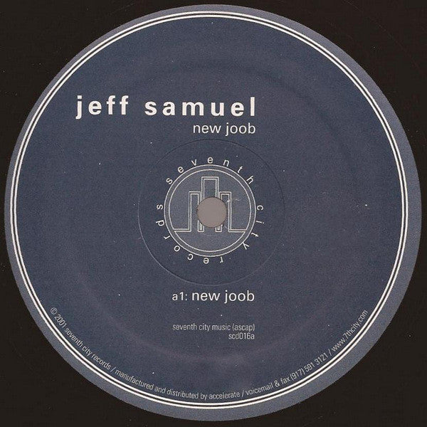 Image of Front Cover of 12" - VG+/VG+ - JEFF SAMUEL, New Joob (7th City; scd016, US 2001, Die Cut Sleeve), ,  - 1126353E