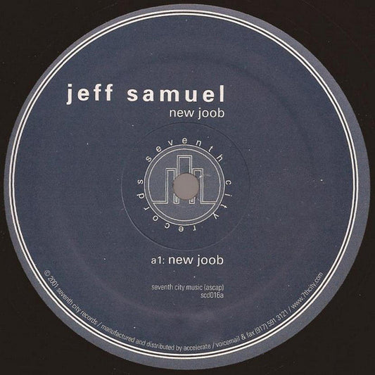 Image of Front Cover of 12" - VG+/VG+ - JEFF SAMUEL, New Joob (7th City; scd016, US 2001, Die Cut Sleeve), ,  - 1126353E
