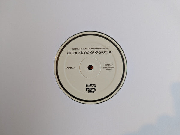Image of Label Cover of LP - VG+/VG - PEN PALS, SPECTACULAR DIAGNOSTICS, Dimensions Of Dialogue (Chopped Herring Records; CHPENP4LS04, UK 2023), Light marks only,  - 1116362C