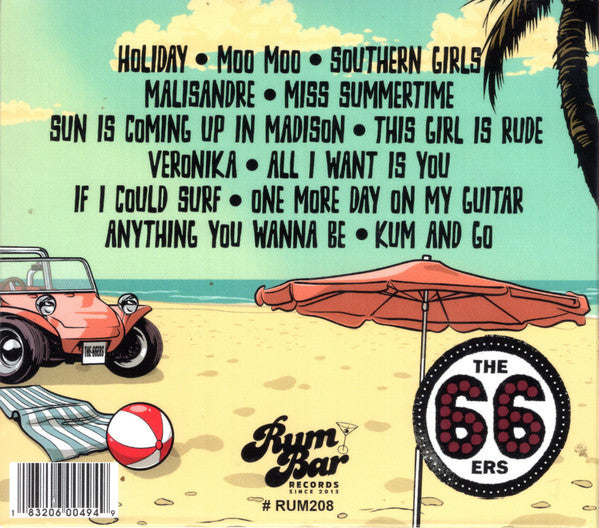 Image of Back Cover of CD - NEW/NEW - THE 66ERS, ...Have More Fun! (RUM BAR Records; RUM208, US 2025, Gatefold, Booklet), ,  - 1136181E
