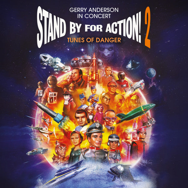 Image of Front Cover of CD - NEW/NEW - HACKENBACKER ORCHESTRA, Stand By For Action! 2 - Tunes Of Danger - Gerry Anderson In Concert (Silva Screen; SILCD1793, Worldwide 2025, Jewel Case), No shrink wrap,  - 1136183E