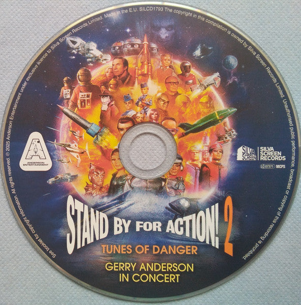 Image of Label Cover of CD - NEW/NEW - HACKENBACKER ORCHESTRA, Stand By For Action! 2 - Tunes Of Danger - Gerry Anderson In Concert (Silva Screen; SILCD1793, Worldwide 2025, Jewel Case), No shrink wrap,  - 1136183E