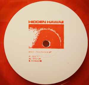 Image of Front Cover of 12" - VG+/VG+ - A.N.D., Resonance EP (Hidden Hawaii LTD; HHD LTD 005, Germany 2012, Red Vinyl. ), , A1	AbstrtA2	TensionB	Sunday 85Limited edition of 219 copies. In every sleeve is a piece of cardboard with a stamp. - 1126378E