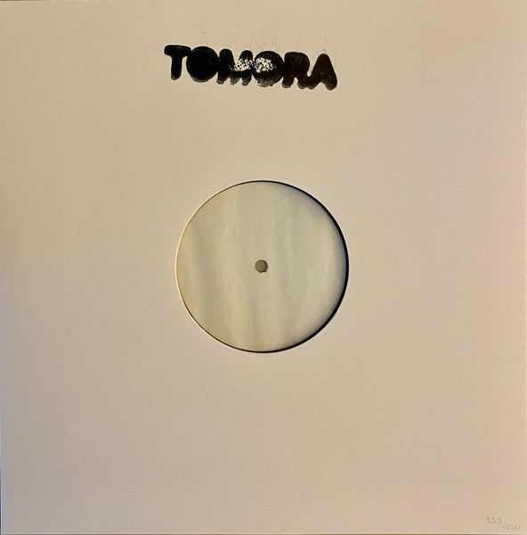 Image of Front Cover of 12" - VG/VG - TOMORA, Ring The Alarm (Fontana; none, UK & Europe 2026, White Label, Stamped Sleeve, Numbered), Faint hairlines on disc, some light marks on sleeve, 98/500, A1		Ring The AlarmB1		The ThingHand numbered edition of 500.No track details on sleeve or label.Autographed copies were hidden in 5 locations around the UK on Jan 12th 2026. The bands social media announced the locations with map coordinates, 2 copies per location.10 unsigned copies were given away via a Com