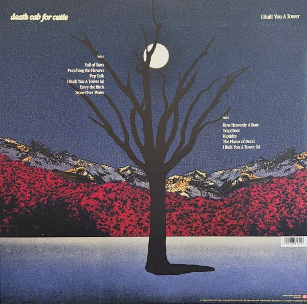 Image of Back Cover of LP - NEW/NEW - DEATH CAB FOR CUTIE, I Built You A Tower (ANTI-; 281701, UK 2026, Inner, Black Vinyl), , Death Cab for Cutie is one of the definitive indie-rock bands of the century.After twenty-odd years in the major label system, the band returned to their indie roots and signed with ANTI- Records and they're back with their brand-new eleventh album. I Built You A Tower is the sound of loss, compartmentalization, and then grief bursting out from the seams.It's also the sound of t