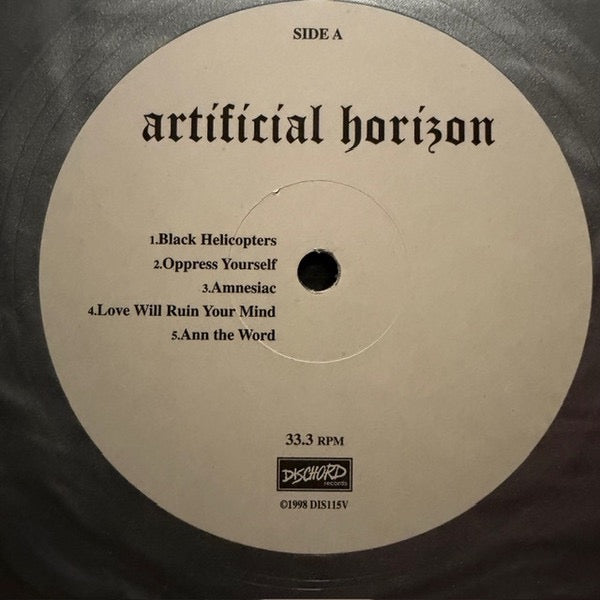 Image of Label Cover of LP - NEW/NEW - LUNGFISH, Artificial Horizon (Dischord Records; DIS115V, Europe 2026 Reissue, Silver Metallic Opaque Vinyl), , Lungfish's sixth full-length LP, released in 1998. - 2156038S