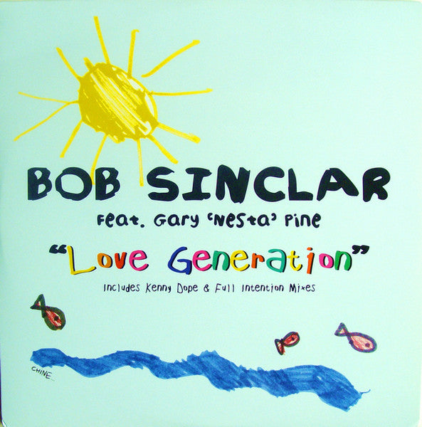 Image of Front Cover of 12" - VG/G+ - BOB SINCLAR FEAT. GARY 'NESTA' PINE*, Love Generation (Remixes) (Defected; DFTD111R, UK 2005), Very close to VG, light marks and storage marks only.,  - 1216011C