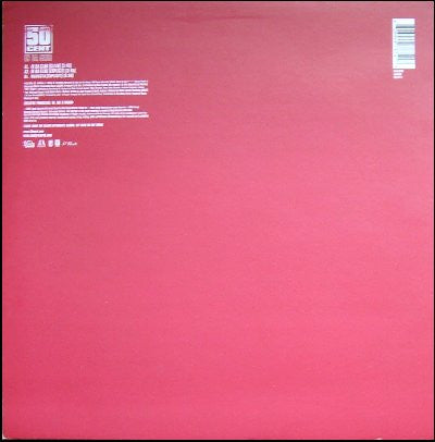 Image of Back Cover of 12" - VG/VG - 50 CENT, In Da Club (Shady Records; 497 874-1, UK 2003, Picture Sleeve), Hype stickered sleeve!, 'In Da Club' published by High On Life Music / WB Music Corp. / Ain't Nuthin' Goin' On But F***** Music / Music of Windswept / Blotter / Elvismambo Music (ASCAP)'Wanksta' published by Hidden Scrolls Publishing (ASCAP) / 50 Cent Music (ASCAP) - 2716272C