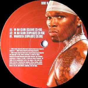 Image of Label Cover of 12" - VG/VG - 50 CENT, In Da Club (Shady Records; 497 874-1, UK 2003, Picture Sleeve), Hype stickered sleeve!, 'In Da Club' published by High On Life Music / WB Music Corp. / Ain't Nuthin' Goin' On But F***** Music / Music of Windswept / Blotter / Elvismambo Music (ASCAP)'Wanksta' published by Hidden Scrolls Publishing (ASCAP) / 50 Cent Music (ASCAP) - 2716272C