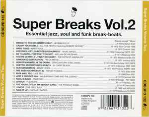 Image of Back Cover of CD - VG+/VG+ - VARIOUS, Super Breaks. Essential Jazz, Soul And Funk Break-Beats. Volume Two (BGP Records; CDBGPD 132, UK 2000, Jewel Case, Booklet), ,  - 1236005E