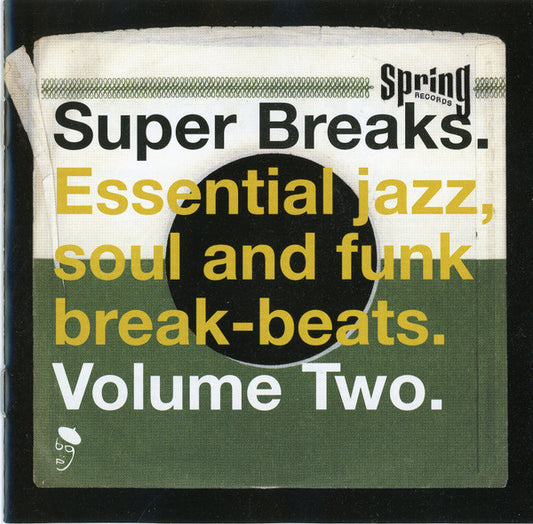 Image of Front Cover of CD - VG+/VG+ - VARIOUS, Super Breaks. Essential Jazz, Soul And Funk Break-Beats. Volume Two (BGP Records; CDBGPD 132, UK 2000, Jewel Case, Booklet), ,  - 1236005E