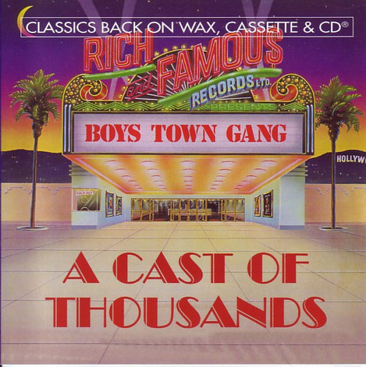 Image of Front Cover of CD - VG+/VG+ - BOYS TOWN GANG, A Cast Of Thousands (Rich And Famous Records; HTCD 6662, US 1994, Jewel Case, Booklet), ,  - 1236008E
