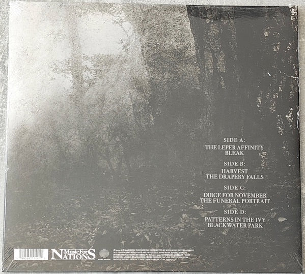 Image of Back Cover of 2xLP - NEW/NEW - OPETH, Blackwater Park (25th Anniversary) (Music for Nations; 19958411441, Europe 2026 Reissue, Gatefold, 2 Inners, Limited Edition Black/Silver 2LP), , A much-deserved and open armed 25th anniversary celebration of Opeth s magnum opus. Two decades in,  now certified silver ,and still a breath-taking piece of work, dense with extraordinary melodic moments, spine-tingling atmospherics and agile but crushing heaviness, and one that saw the Swedish metallers kick open pr