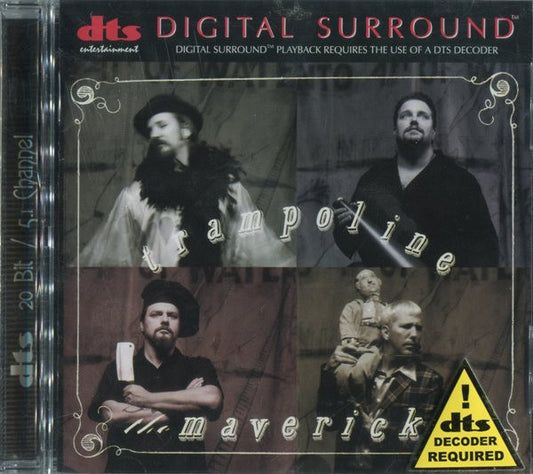 Image of Front Cover of CD - VG+/VG+ - THE MAVERICKS, Trampoline (DTS Entertainment; DTS 1015, US 1998, Jewel Case), ,  - 1236015E
