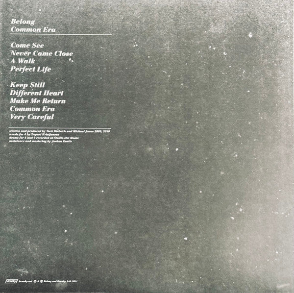 Image of Back Cover of LP - VG+/VG+ - BELONG, Common Era (Kranky; krank155, US 2024 Reissue), ,  - 1246111S