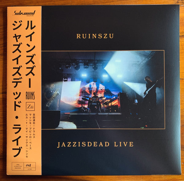 Image of Front Cover of LP - VG+/VG+ - RUINSZU, Jazzisdead Live (Subsound Records; SSR150LP, Italy 2025, Limited Edition, Numbered, Orange), ,  - 1246114S