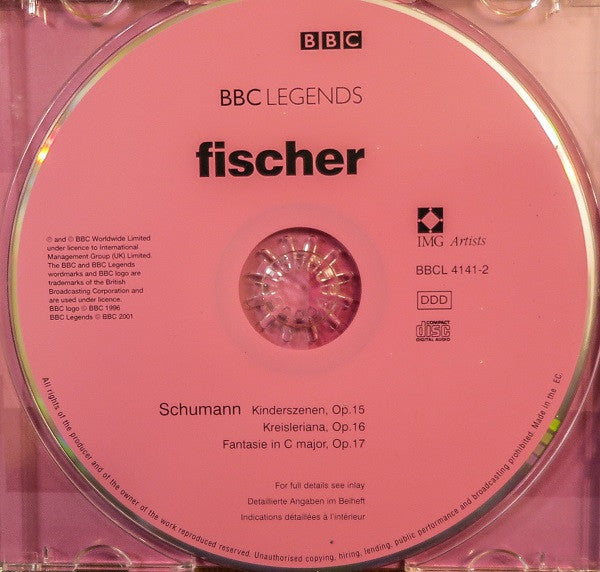 Image of Label Cover of CD - VG+/VG+ - ANNIE FISCHER, Schumann: Kinderszenen, Op. 15; Kreisleriana, Op. 16; Fantasie In C Major, Op. 17 (BBC; BBCL 4141-2, Europe ), ,  - 1236054E