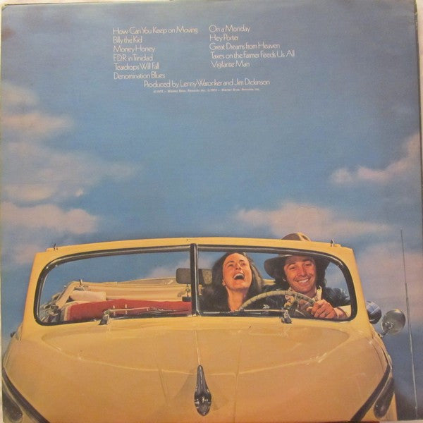 Image of Back Cover of LP - VG/VG - RY COODER, Into The Purple Valley (Reprise Records; MS 2052, US 1972, Gatefold, Insert, SCR Runout ), Strong VG,  - 1216062C