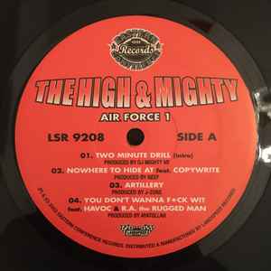 Image of Label Cover of LP - EX/EX - THE HIGH & MIGHTY, Air Force 1 (Landspeed Records; LSR 9208, US 2002), ,  - 1226125E