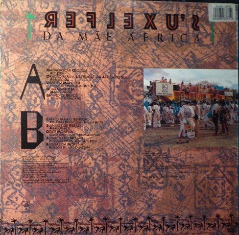 Image of Back Cover of LP - VG/VG+ - REFLEXU'S, Da M e  frica (Mango; 162-539 901-1, US Reissue), ,  - 1216137C