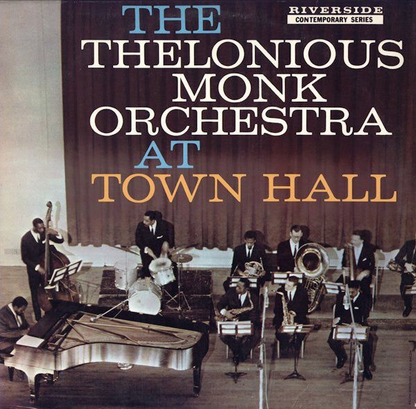 Image of Front Cover of LP - VG+/VG - THE THELONIOUS MONK ORCHESTRA, At Town Hall (Original Jazz Classics; OJC-135, US 1984 Reissue), Still In Stickered Shrinkwrap. ,  - 3916268C