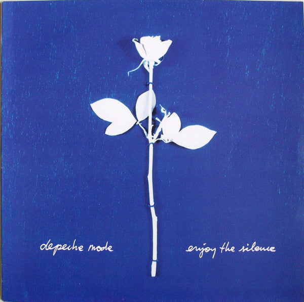 Image of Front Cover of 12" - VG+/VG+ - DEPECHE MODE, Enjoy The Silence (Mute; 12 Bong 18, UK 1990, Audio Services Ltd. Pressing), Sleeve has slight impression of where sticker was.,  - 2526035E