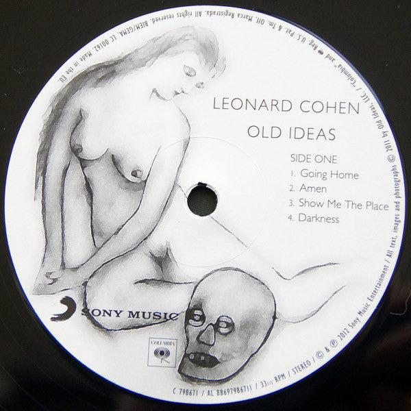 Image of Label Cover of LP - EX/VG+ - LEONARD COHEN, Old Ideas (Sony; 88697986711, Europe 2012, Inner & Insert, NO CD), Still In Opened Shrinkwrap With Hype Sticker,  - 2216239C