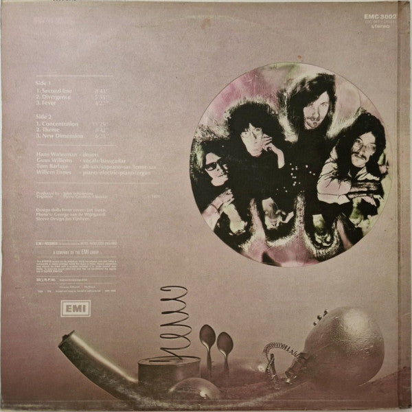 Image of Back Cover of LP - VG+/VG - SOLUTION, Divergence (EMI ; EMC 3002, UK 1973, Laminated Front Sleeve), Strong VG,  - 1226229E