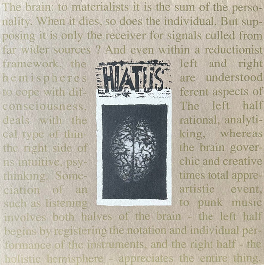 Image of Front Cover of 12" - VG/VG - HIATUS, Hiatus (Skuld Releases; skuld - exist 28, USA & Europe 1996, Inner), A few hairlines,  - 1216227C