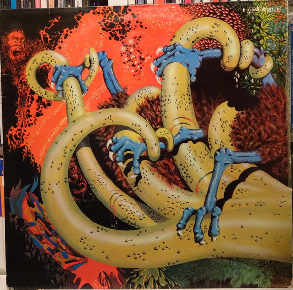 Image of Back Cover of LP - VG/G+ - JON LORD, LONDON SYMPHONY ORCHESTRA, Gemini Suite (Purple Records; 1 C 062-92 817, Germany 1971, Laminated Gatefold Sleeve With Two Lines Of Text In Upper Right Corner Inside), Light Marks only.,  - 1216228C