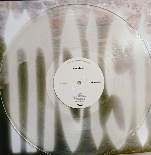 Image of Label Cover of LP - EX/EX - WET LEG, moisturizer (Domino; WIGLP530X, Worldwide 2025, Inner & Insert, Clear Vinyl), Opened Instore, Still In Stickered Shrinkwrap,  - 1246261S