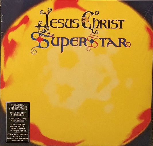 Image of Front Cover of 2xLP - NEW/NEW - VARIOUS, ANDREW LLOYD WEBBER AND TIM RICE, Jesus Christ Superstar (Geffen Records; 0600753933343, Germany 2021 Reissue, Foldover Sleeve, Limited Edition, "Germnay" Misprint, Remastered), ,  - 1236148E