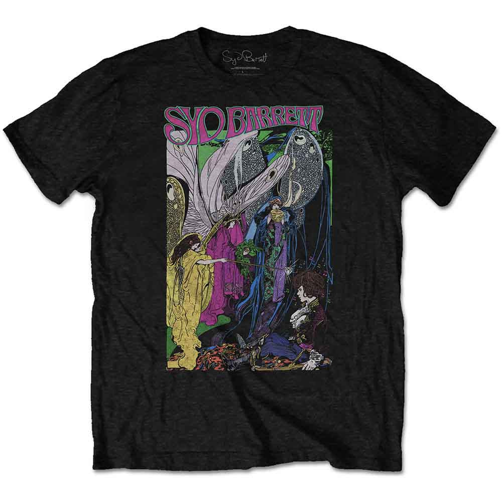 Image of Front Cover of Accessories - NEW/NEW - SYD BARRETT, Syd Barrett Unisex T-Shirt: Fairies (Black) L (; SYDTS05MB,  ), ,  - 1256093S