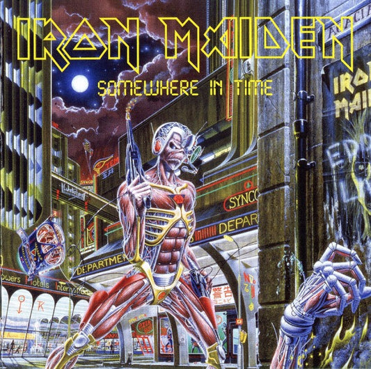 Image of Front Cover of CD - M/M - IRON MAIDEN, Somewhere In Time (Parlophone; 0190295567705, Europe 2019 Reissue, Digipak), Still SEALED In Stickered Shrinkwrap,  - 1216382C