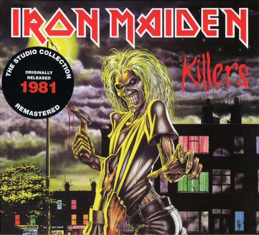 Image of Front Cover of CD - M/M - IRON MAIDEN, Killers (Parlophone; 0190295567750, Europe 2018 Reissue, Digipak), Still SEALED In Stickered Shrinkwrap,  - 1216386C