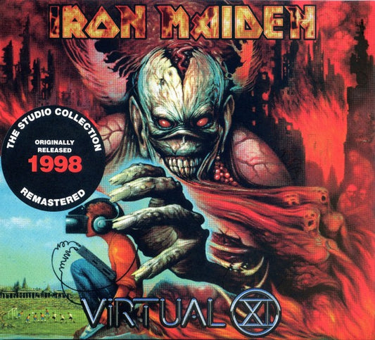 Image of Front Cover of CD - M/M - IRON MAIDEN, Virtual XI (Parlophone; 0190295567637, Europe 2019 Reissue, Digipak), Still SEALED In Stickered Shrinkwrap,  - 1216387C