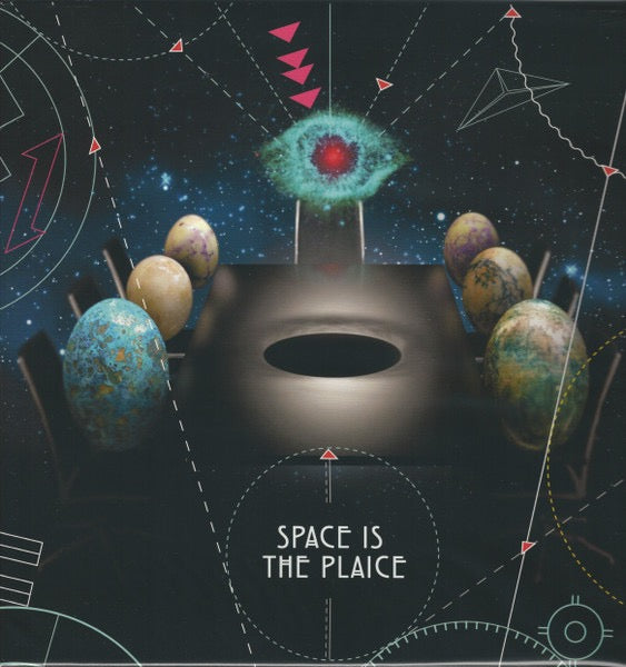 Image of Front Cover of 3xLP - NEW/NEW - VARIOUS, Space Is The Plaice (Pussyfoot; PUSSY LP052, UK 2018, Triple Gatefold), Opened to confirm colour,  - 1236154E
