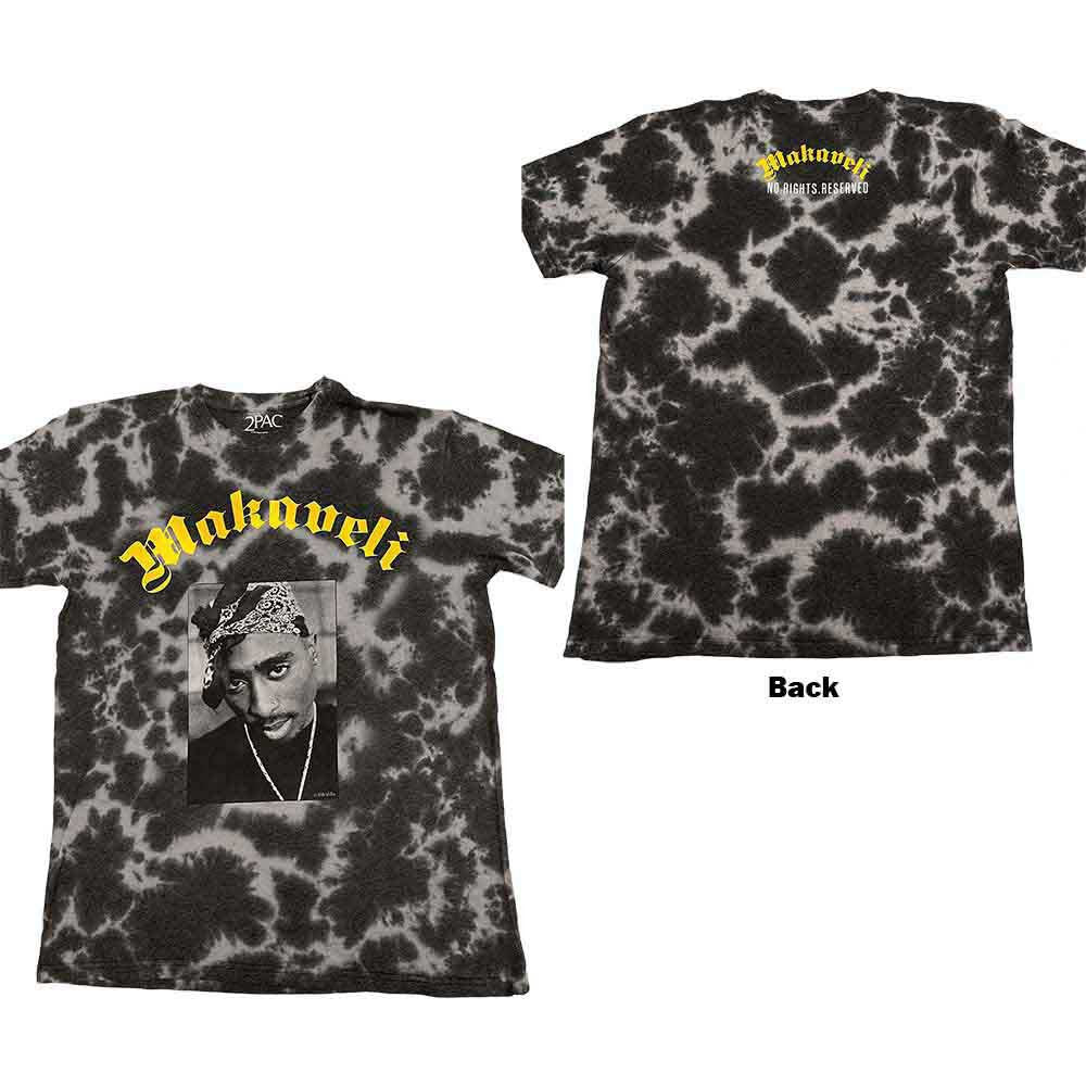 Image of Front Cover of Accessories - NEW/NEW - TU PAC, Tupac Unisex T-Shirt: Makaveli (Grey) (Back Print & Wash Collection) L (, Europe ), ,  - 1256111S