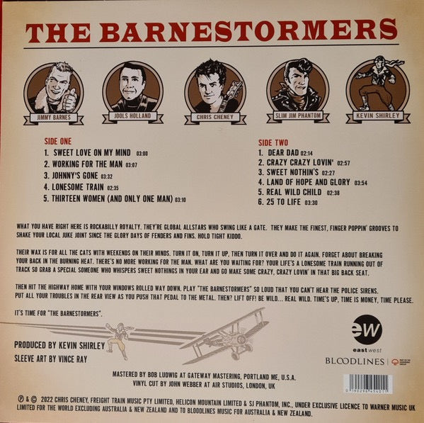 Image of Back Cover of LP - NEW/NEW - THE BARNESTORMERS, The Barnestormers (Bloodlines; 0190296454011, Worldwide 2023), ,  - 1236156E