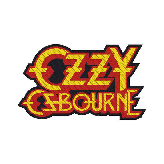 Image of Front Cover of Accessories - NEW/NEW - OZZY OSBOURNE, Ozzy Osbourne Standard Patch: Logo Cut-Out (, UK ), ,  - 1256116S