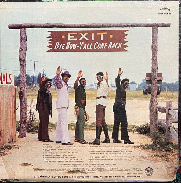 Image of Back Cover of LP - VG+/G+ - THE VIBRATIONS, Taking A New Step (Mandala Records; MLP 3006 498, US 1972), Strong G+. Some heavier looking marks , especially on B1, but the record plays VG. Light crackle at parts at most.,  - 1246376S