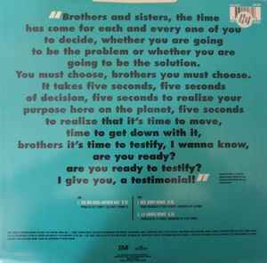 Image of Back Cover of 12" - VG+/VG - 2 FUNKY 2 STARRING KATHRYN DION*, Brothers & Sisters (Logic Records; LUK 029, UK 1993), light marks only. comes with press release,  - 1246390S
