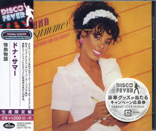 Image of Front Cover of CD - EX/EX - DONNA SUMMER, She Works Hard For The Money (Mercury; UICY-78770, Japan 2018, Limited Edition, With Obi Strip), Opened Instore, Unplayed,  - 1256174S