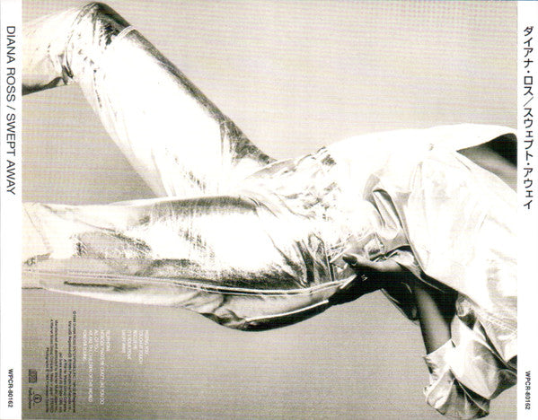 Image of Back Cover of CD - VG+/VG+ - DIANA ROSS, Swept Away (Parlophone; WPCR-80162, Japan 2014, Jewel Case, With Obi), Opened Instore, Crack in Case (back),  - 1256190S