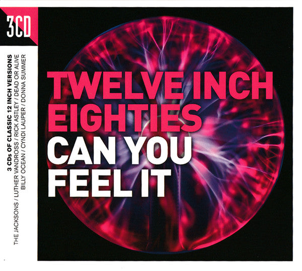Image of Front Cover of 3xCD - VG+/VG+ - VARIOUS, Twelve Inch Eighties (Can You Feel It) (Crimson; TWIN80005, UK 2016, Triple Gatefold), Opened Instore,  - 1256195S