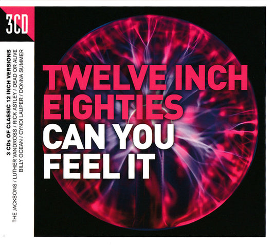 Image of Front Cover of 3xCD - VG+/VG+ - VARIOUS, Twelve Inch Eighties (Can You Feel It) (Crimson; TWIN80005, UK 2016, Triple Gatefold), Opened Instore,  - 1256195S
