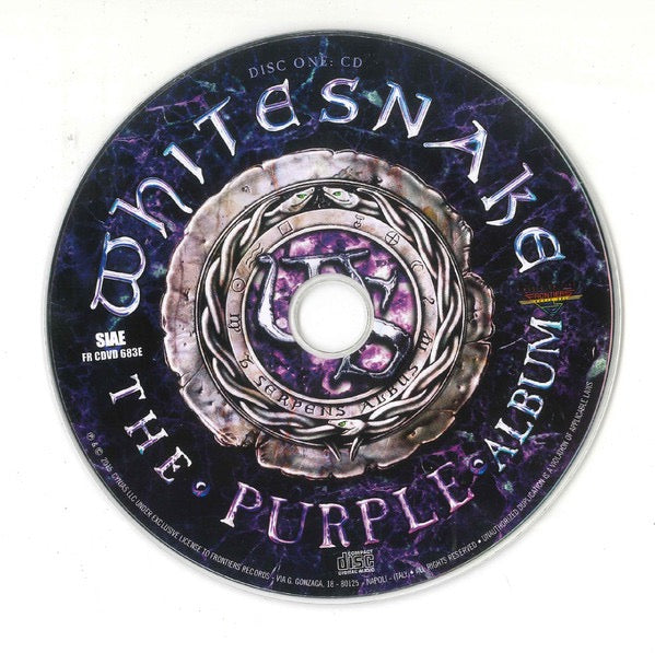 Image of Label Cover of 2xCD - VG/VG+ - WHITESNAKE, The Purple Album (Frontiers Music SRL; FR CDVD 683E, Europe 2015, Double Digipak, Booklet), ,  - 1316002C