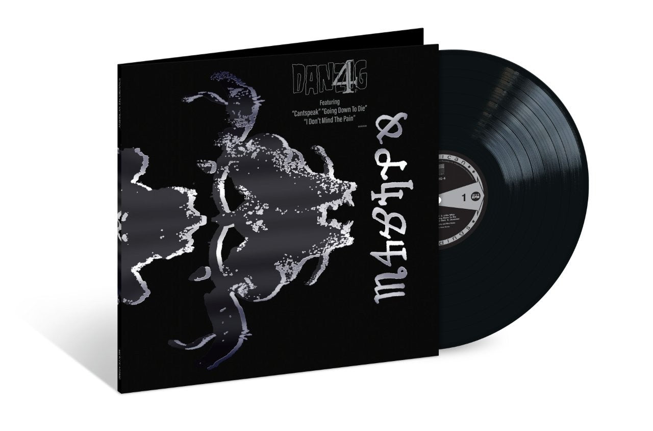 Image of Back Cover of LP - NEW/NEW - DANZIG, Danzig IV (UMR; 7837639, Europe 2026 Reissue, Gatefold), , The first official vinyl repressing from American Recordings of Danzig's  fourth  album since its initial release in 1994. Tracks include "Cantspeak" and "I Don't Mind The Pain". LP package includes gatefold LP jacket, printed sleeves and black, standard weight vinyl. - 1536222E