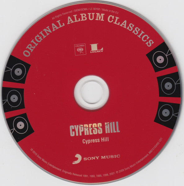 Image of Label Cover of 5xCD - VG+/VG+ - CYPRESS HILL, Original Album Classics (Columbia; 88875105492, Europe 2015, Box Set, Inner With Square Corners), ,  - 2336228E